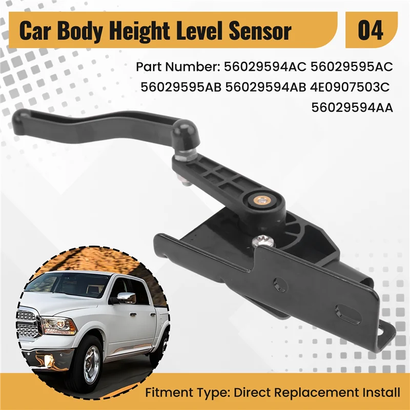 1 пара 56029595AC 56029594AB 4 контакта кронштейн датчика уровня высоты передней подвески для Dodge Ram 1500 2013-2014 56029594AA-M53K