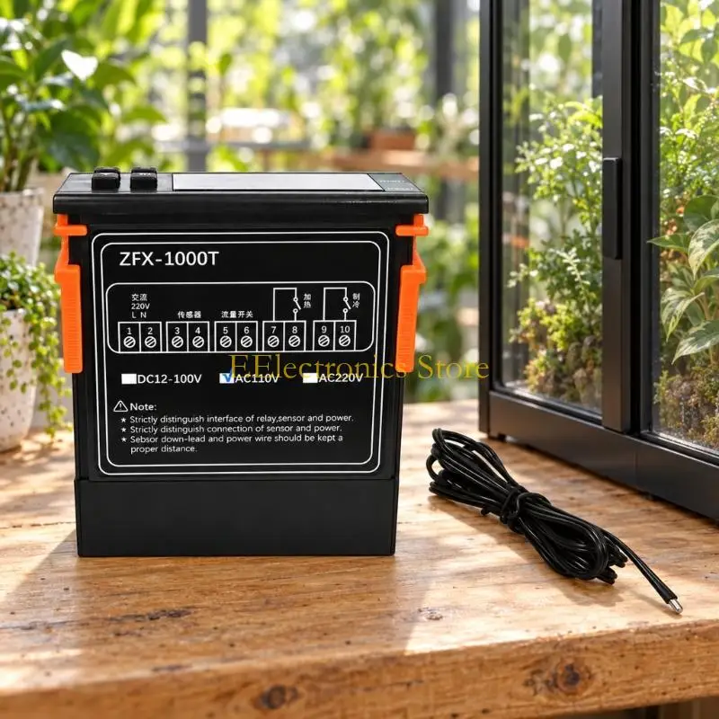 B03C ZFX 1000T Digital Temperature Controller with Compressor Start Delay Timing