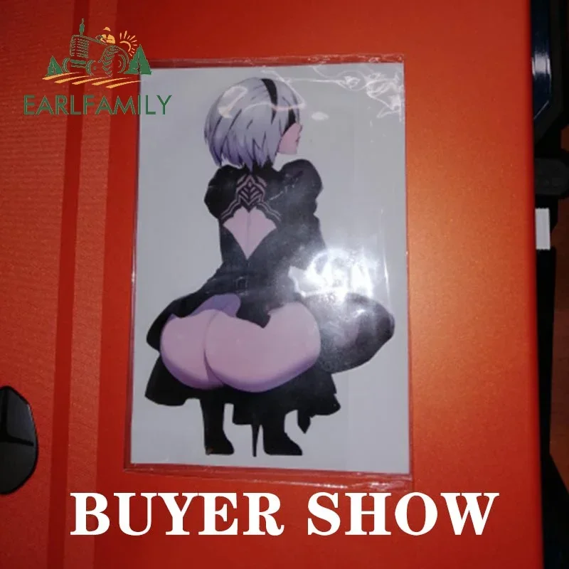 ملصقات سيارة أنيمي هنتاي مؤخرة ، فتاة مثيرة ، شخصية ، تلقائي ، مصد ، دراجة نارية ، ملصق فينيل ، إكسسوارات سيارة ، 13 *