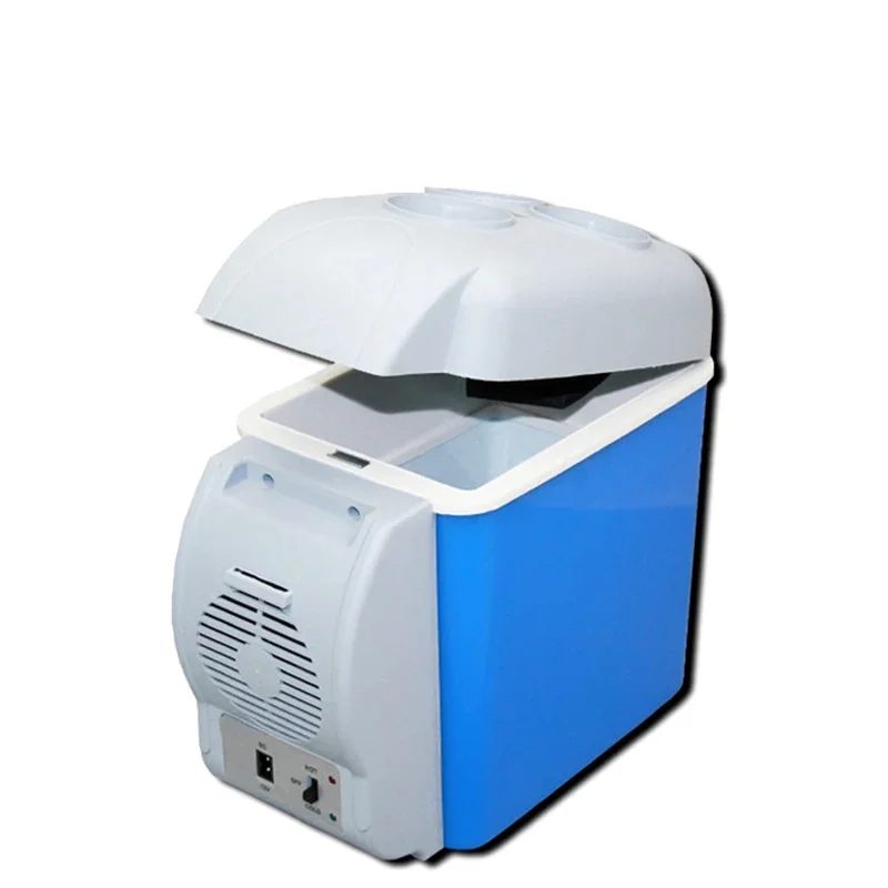 Original 7.5L Mini Car Refrigerator Multi-Function Dual-Mode Cooler Warmer Temperature Control Vehicular Fridge Home Travel Use