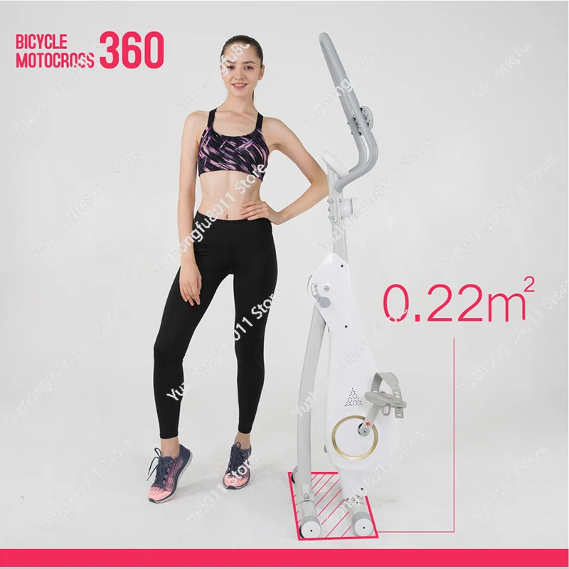 Fitness Bicycle Seatless Magnetic Control Fitness Equipment Weight Loss Mute Folding Extreme Dynamic Bicycle Home Spinning Bike