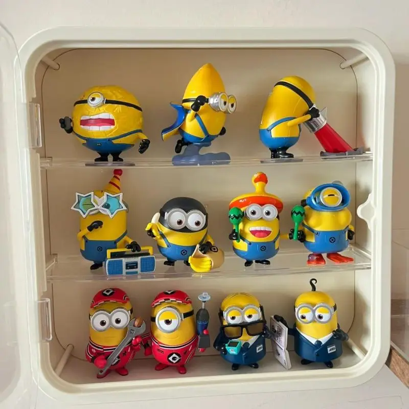 Despicable Me 4 Blind Box Minions Mystery Cute Carl Ron Phil Gus Mel Jerry Action Figure Minions Surprise Toy Kids Xmas Gift Toy