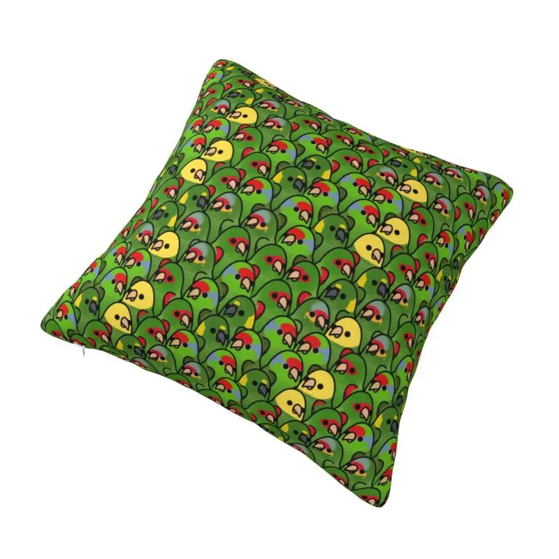 Juste de coussin de canapé en velours à motif personnalisé, taie d'oreiller, trop d'oiseaux, Amazon Squad, luxe