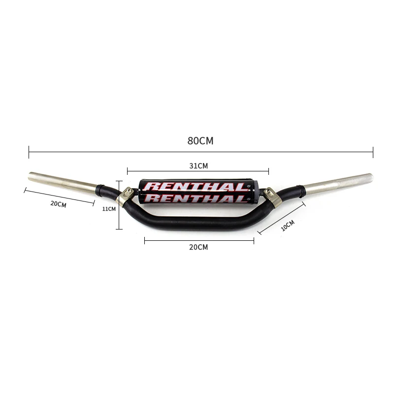 Manillar de motocicleta Surron Elfbar CNC para RENTHAL Pitbike grnipsi, la mayoría de las bicicletas, accesorios de manillar para Ktm Honda Crf Klx