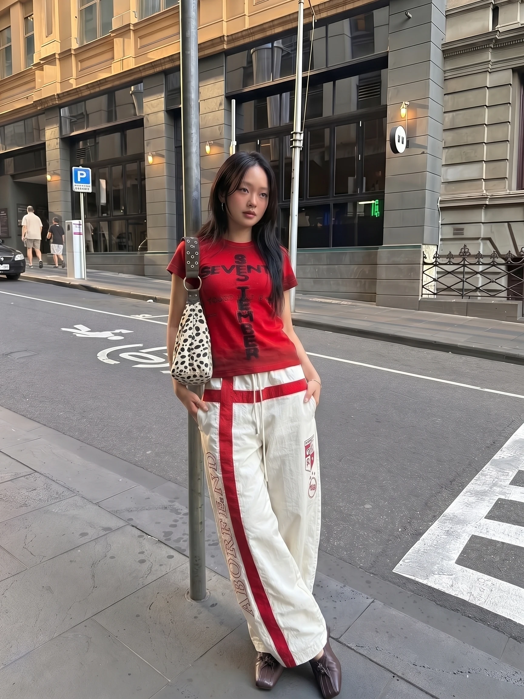 

Trendy White Wide Leg Pants Women's Summer Thin Loose Straight Casual Drapey Street Dance Trousers American Style High Waist