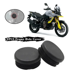 Tapas DE cubierta DE orificio DE marco DE 2 V-STROM para motocicleta, juego DE tapas DE marco decorativo DE enchufe, apto para Suzuki piezas 800 DE VStrom 800DE 2023 2024