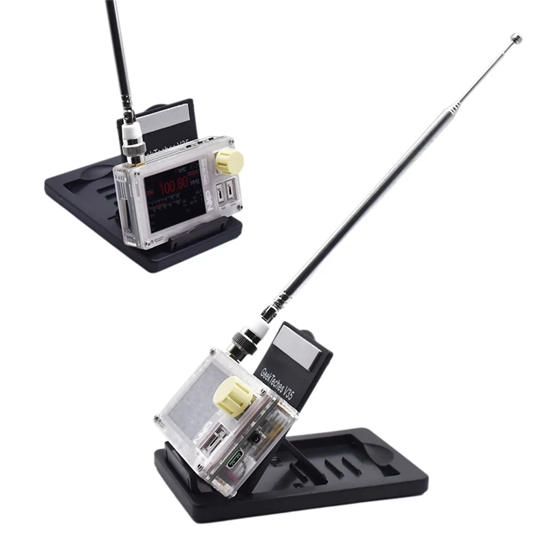 2.0 Inch IPS Screen Mini TEF6686 Full Band Radio FM/LW MW/SW DSP Portable Radio ESP32 Rechargeable Battery-TCES