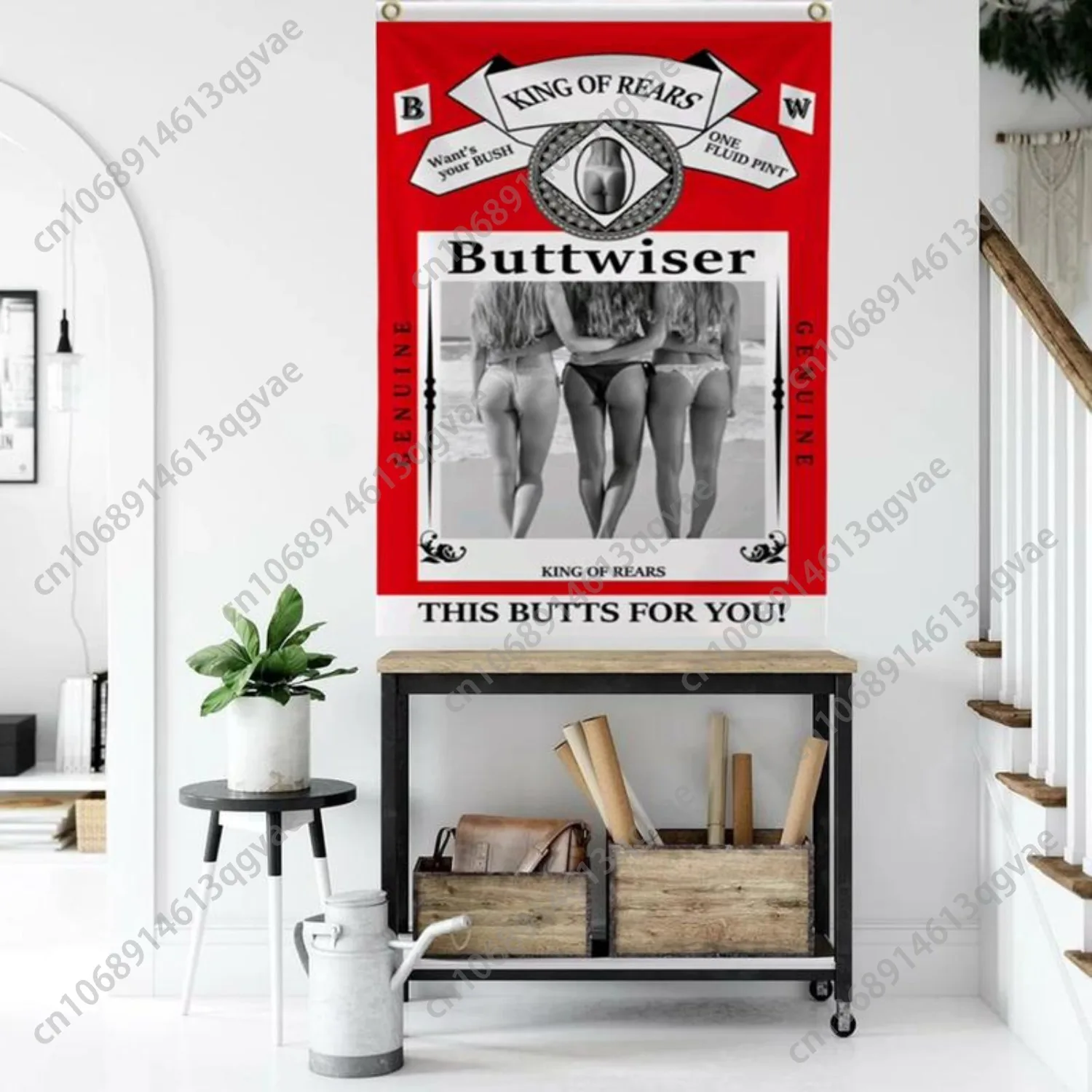 بعقب ملك الخلفيات العلم المشارك نسيج للتعليق على الحائط كلية النوم غرفة ديكور راية الأطراف Gif مخصص الديكور #2