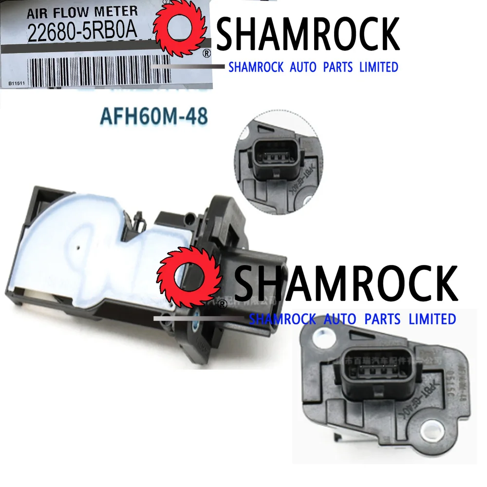 AFH60M48 AFH60M-48 22680-5RB0A 226805RB0A  ORIGINAL Mass Air Flow MAF Sensor  93-98% NEW TESTED 22680-BV80B 22680BV80B