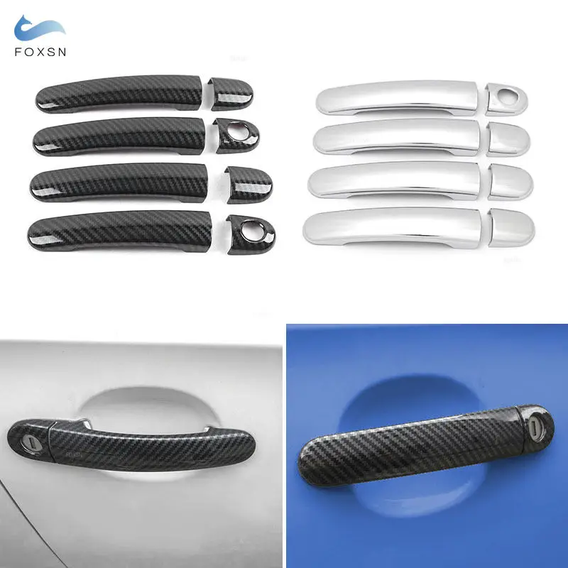 Car Styling Exterior Door Handle Covers Trim For Seat Leon MK1 Toledo 1999-2007 Arosa 1997-2004 Ibiza Cordoba Vario 2003-2007