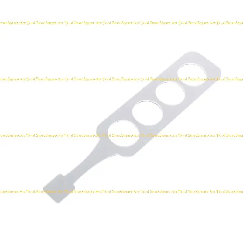 E1PB Acrylic Wine Flight Router Template Clear Serving Tray Molds Professional