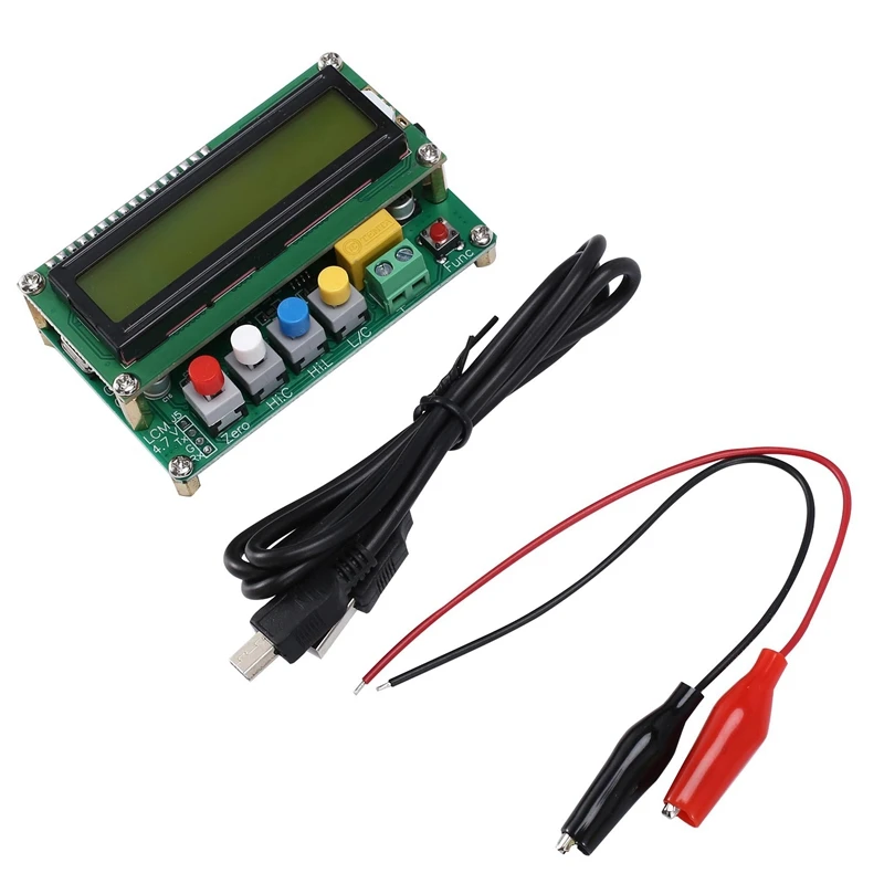 1 Set Inductance Capacitance L/C Meter Digital LCD Capacitance Meter With USB Cable