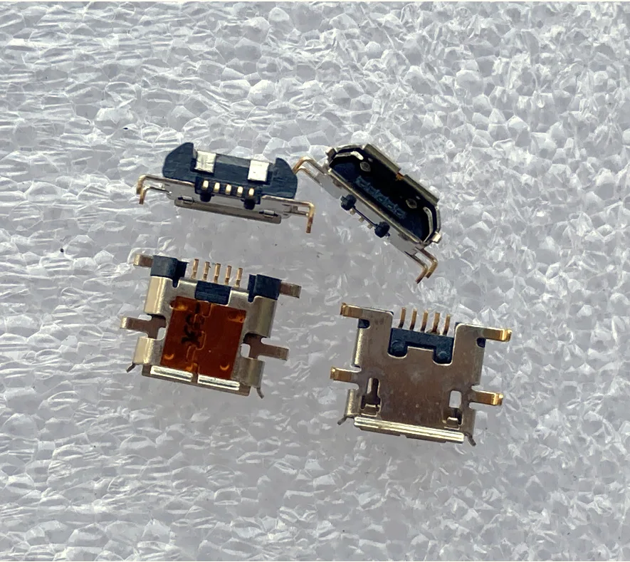 

For Xinyin 2UB2132-002111F connector 5P gold-plated MICRO USB tail plug, charging interface socket