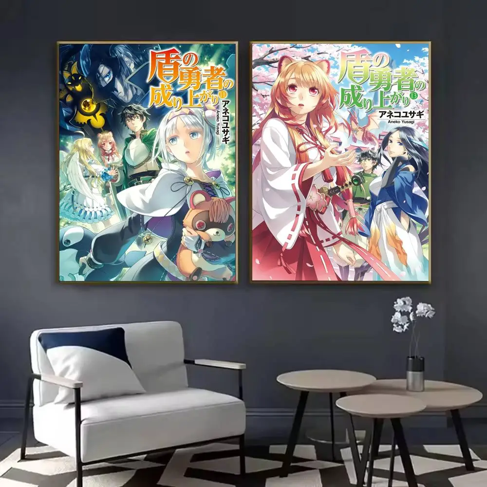 The R-Rising Of The S-Shield Hero Poster Waterproof Sticky Wall Art Print For Bedroom Living Room Hallway Bar Home Decor