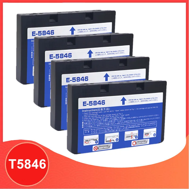 Compatible Ink Cartridge For T5846 T-5846 E-5846 For Epson PictureMate PM200 PM240 PM260 PM280 PM290 PM225 PM300 Printer