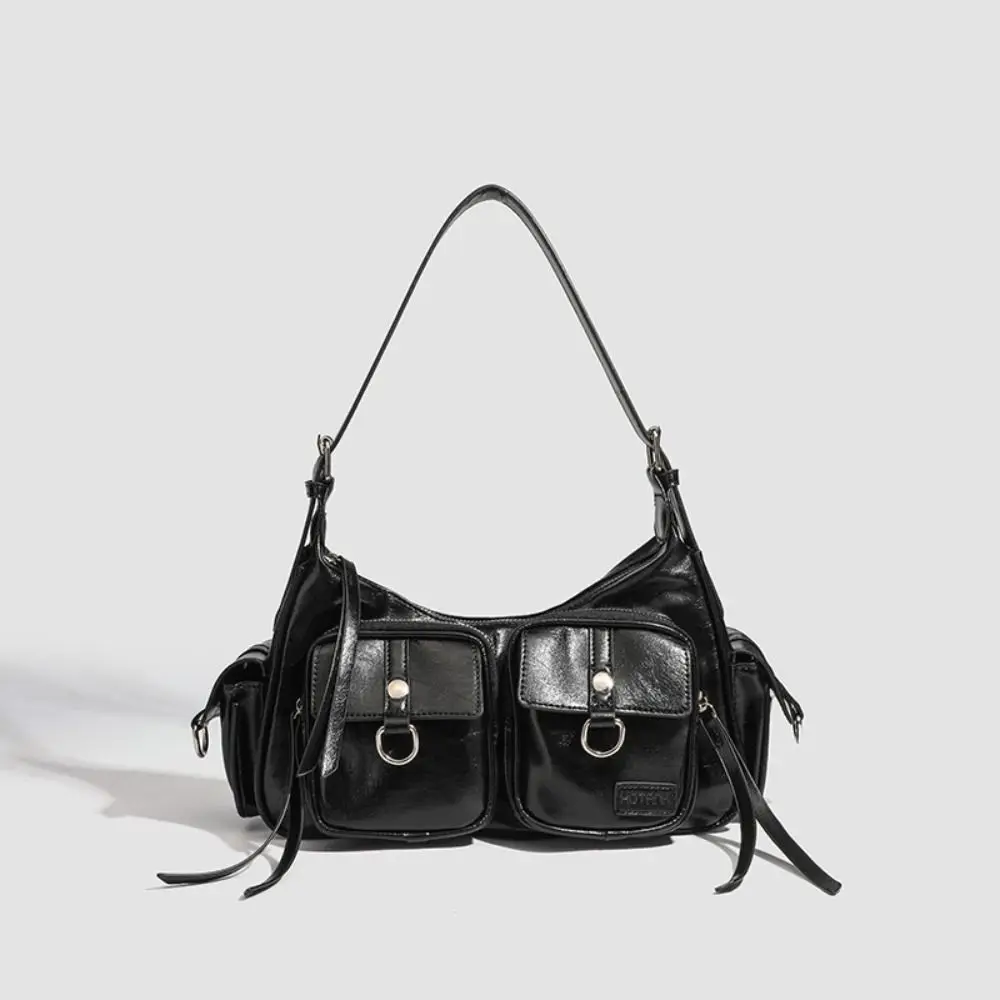 

Portable Y2K Retro Shoulder Bag Multi-pocket Fashion Vintage Underarm Bag Handbag Spicy Girl Armpit Bag Girls