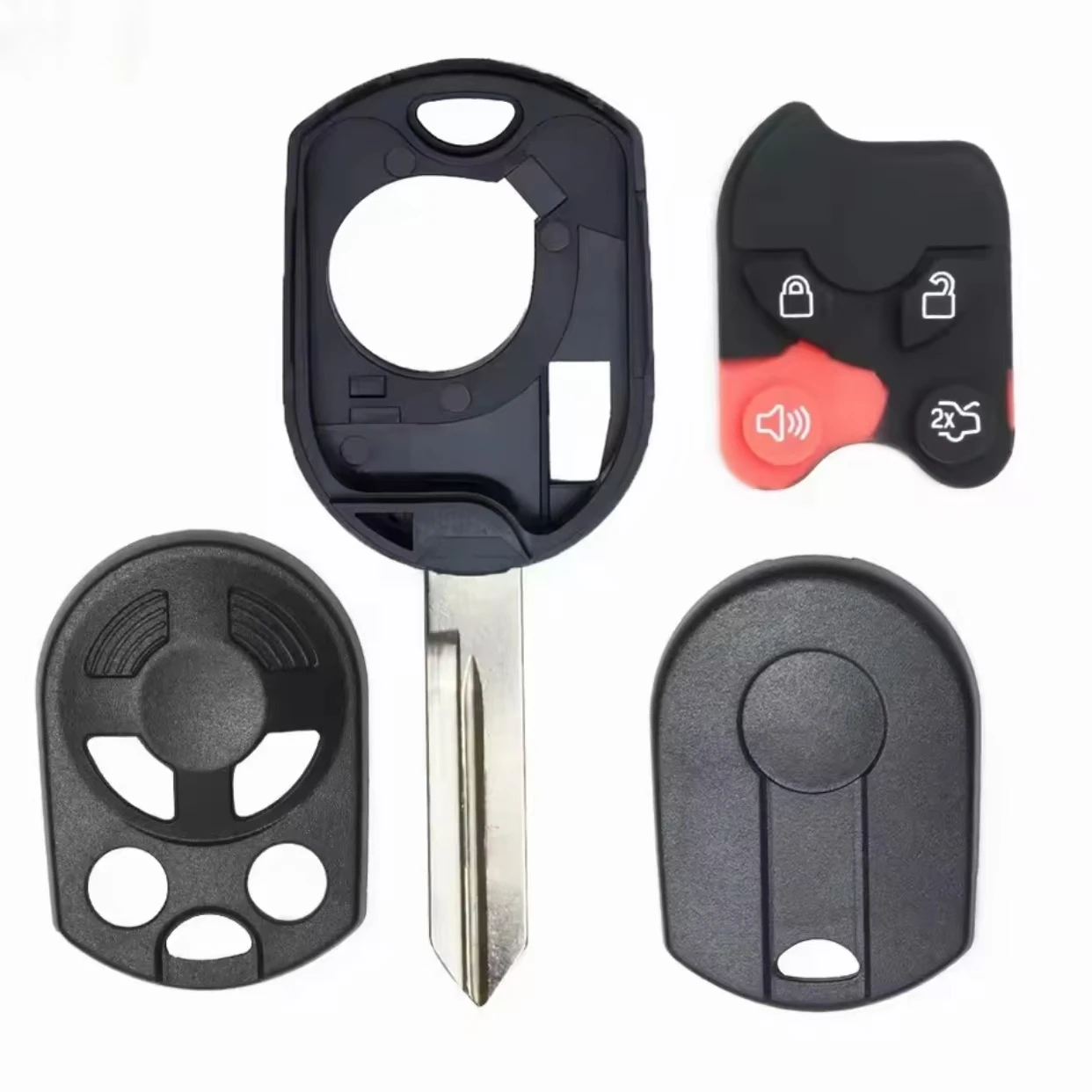 Sunshine 3/4 Button Housing Remote Car Key Shell For Ford Mercury Edge Escape Expedition Flex Fusion Mustang Taurus For Lincoln - Image 3