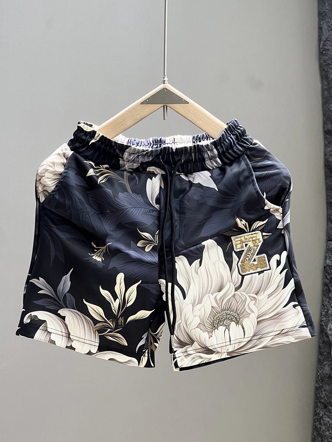 

Мужские пляжные повседневные брюки, летние модные брендовые эластичные облегающие брюки для бега, дышащие высокоэластичные прямые брюки