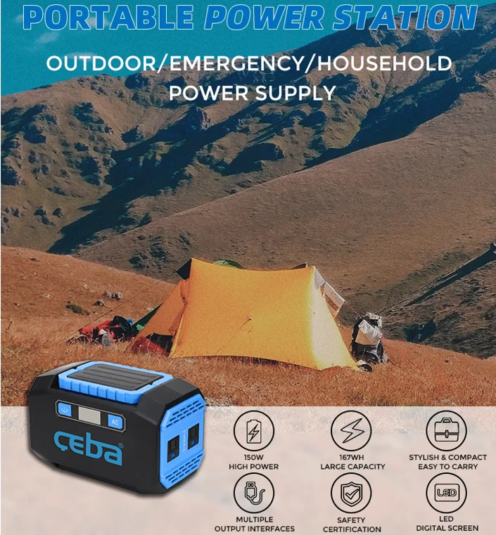 Wholesale for  150W USB DC Solar Generator Charging Bank Portable Power Station