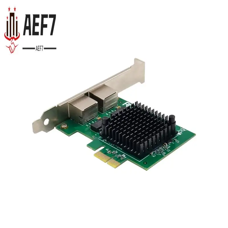

AEF7-двухпортовая гигабитная сетевая карта I225-V Ethernet-контроллер Сетевая карта Двухпортовая сетевая карта с портами RJ45 2,5Gbe