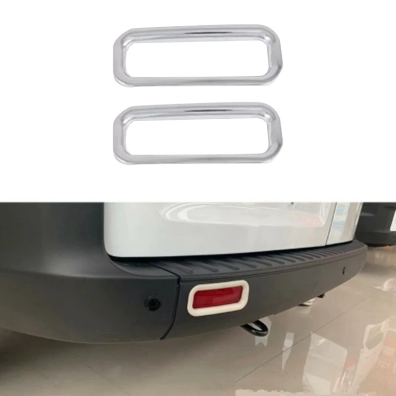 For Ford Transit 2017 Tourneo Custom 2016 Carbon Fiber Style ABS Car Rear Fog Light Cover Trim Styling Sticker