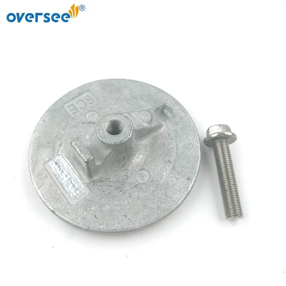 Oversee 6CE-45373-00 Flat Trim Tab Zinc Anode For Yamaha 4T F200HP-F300HP Outboard