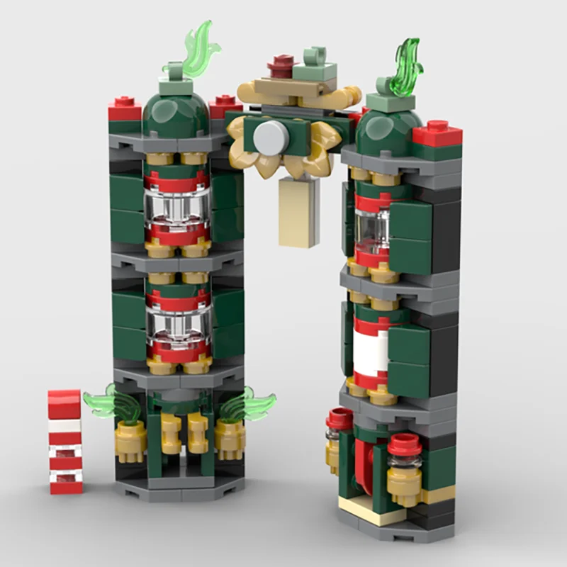 Bloques de construcción Moc de película Popular, Mini modelo Modular del Ministerio de Magia, bloques tecnológicos, juguetes DIY de Navidad, regalos de construcción
