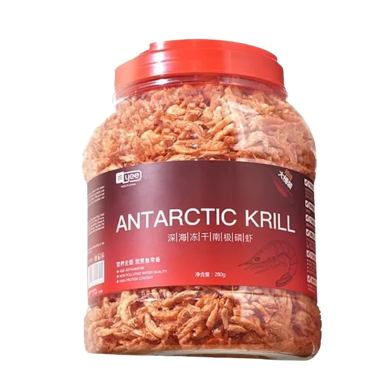

Yee Freeze Dried Antarctic Krill Fish Food Tropical Ornamental Fish