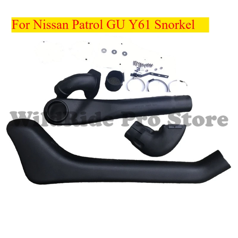 

For Nissan Patrol GU Y61 Snorkel Intake Pipe Waterproof Wading Kit Off-Road 4x4 SUV Diesel 3.0L 4.2L Upgrade