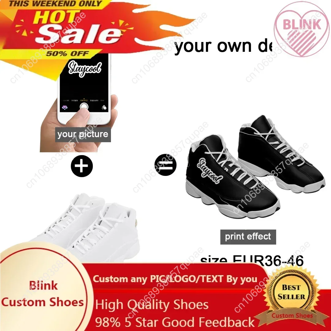 Customized Products With Own Logo For Men Woman Basketball Shoes Diy Printed Cultural Sneakers