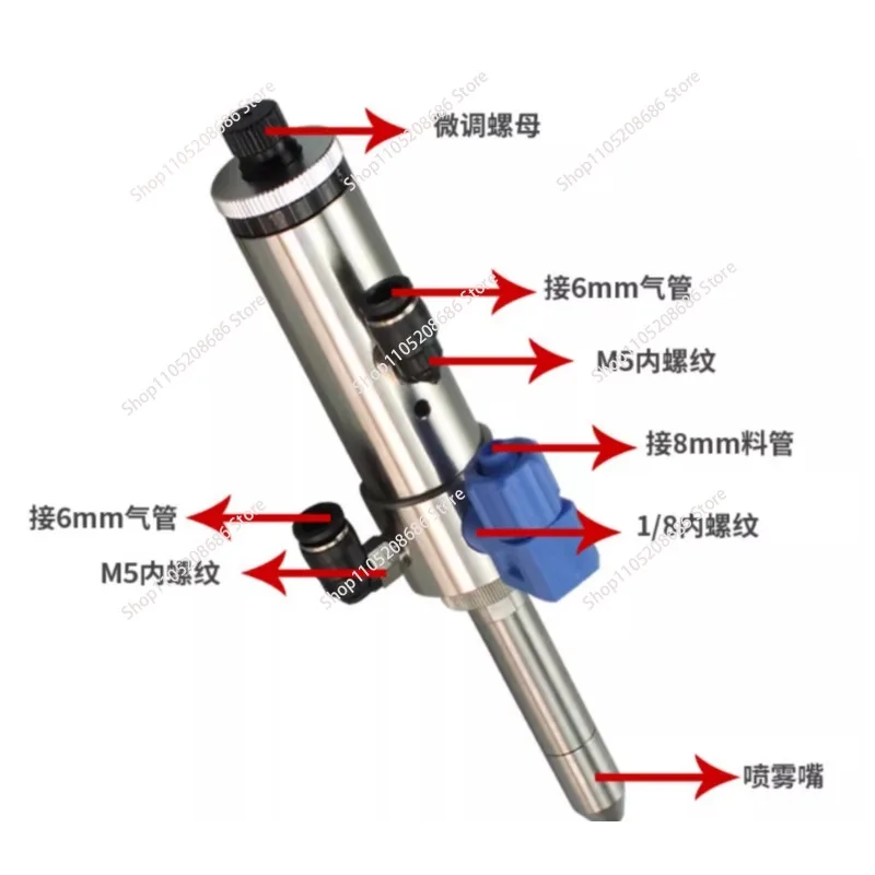 for DJF-51Precision Single Needle Dispensing Valve for Various Industries Liquid  Glue Industrial Machinery Equipment