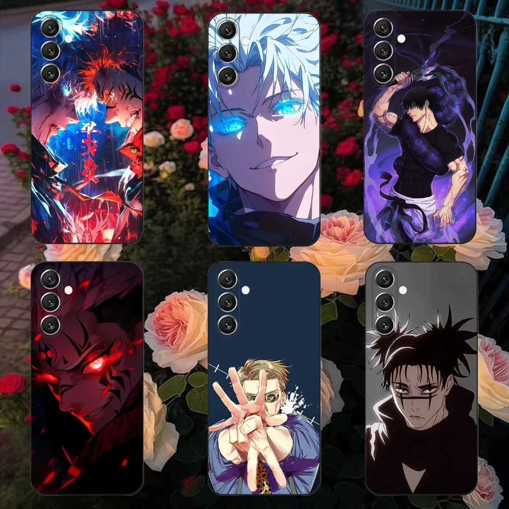 

Jujutsu Kaisen Phone Case For Samsung Galaxy A13,A21s,A22,A31,A32,A52,A53,A71,A80,A91 Soft Black Cover