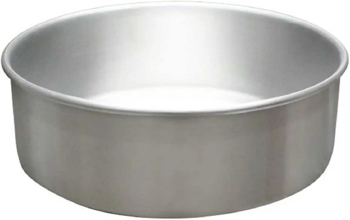 

Алюминиевая круглая форма для торта размером 12 x 4 дюйма, толщина 0,90 мм, легко снимается для выпечки тортов и пиццов.