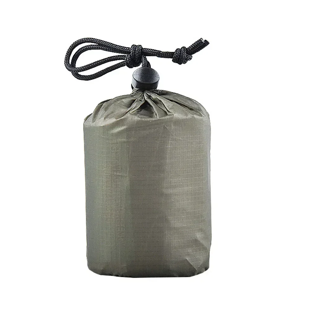 Waterproof Compression Stuff Sack Bag Camping Sleeping Bag Storage Package Pouch Heat-reflective Nylon Check Cloth Storage Bag