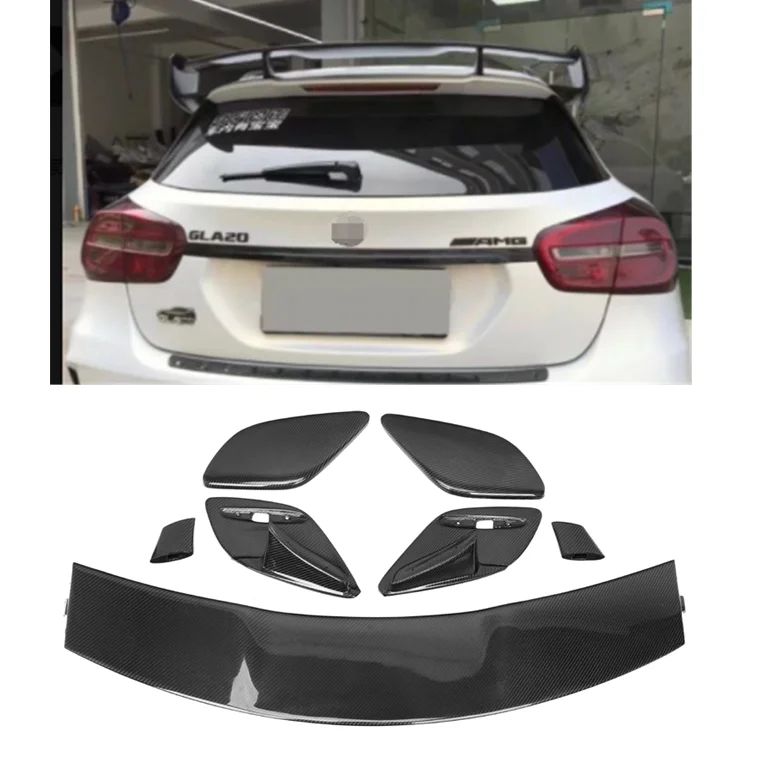 High Quality Carbon Fiber AMG Spoiler For Mercedes Benz A Class W176 A180 200 250 260 A45 2013-2018 Trunk Spoiler