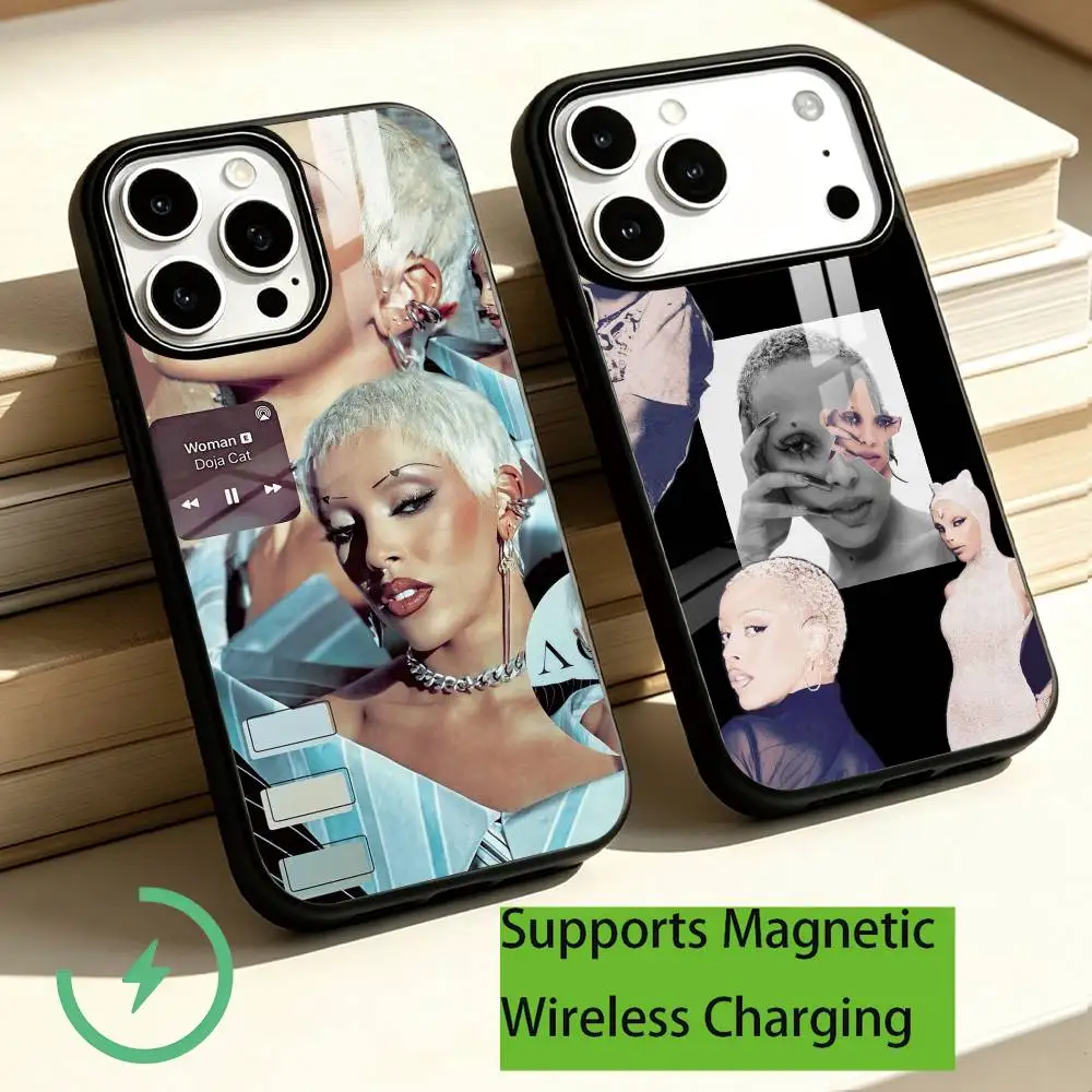 Rapper Doja Cat Phone Case For iPhone18,17,16,15,14,13,12,11 Plus,Pro Compatible with magnetic wireless charging Gift