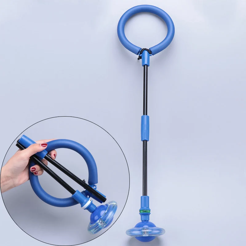 One Foot Flashing Skip Ball Jump Ropes Kids Glowing Bouncing Balls Sports Swing Ball Children Fitness Playing Child-parent Games