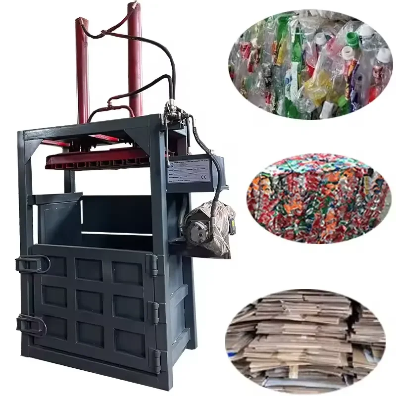 2026 CE Hydraulic Waste Recycling Baler Baling Press Machine Cardboard Compactor Hydraulic Plastic Baler Machine Scrap Metal