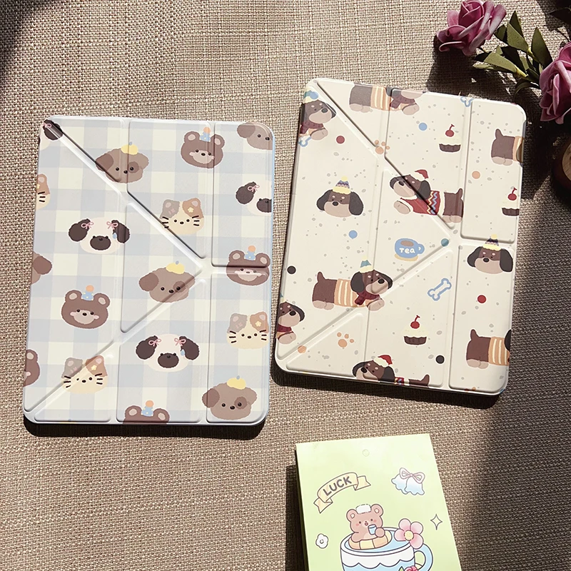 

Чехол для iPad 5-го 6-го 7-го 8-го 9-го 10-го 11-го поколения для Ipad Air 3-го 4-го Mini A17 Pro 11 12,9 13 дюймов M2 M3 M4 Собака Такса