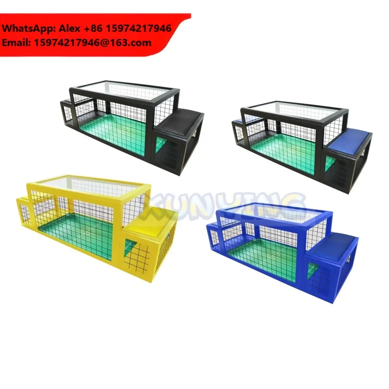 Innovative Indoor Metal Football & Boxing Table Football Toy Coin Operated Games Inspired By Doll Machine For Kids