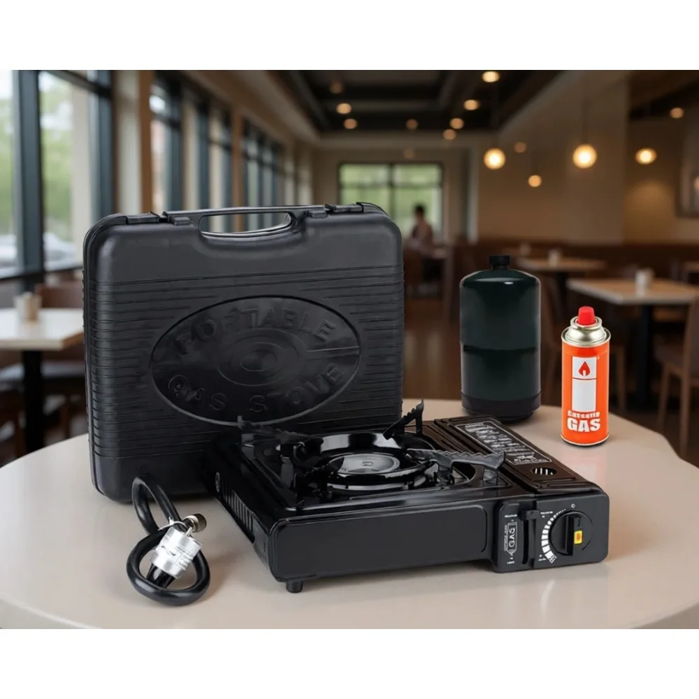 

Dual Fuel Portable Camping Stove with Carrying Case CSA Certified