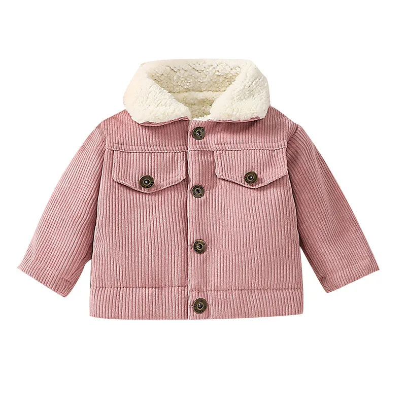 Newborn Baby Outwear Casual Fashion Winter Cotton Coat Long Sleeve Warm Jacket