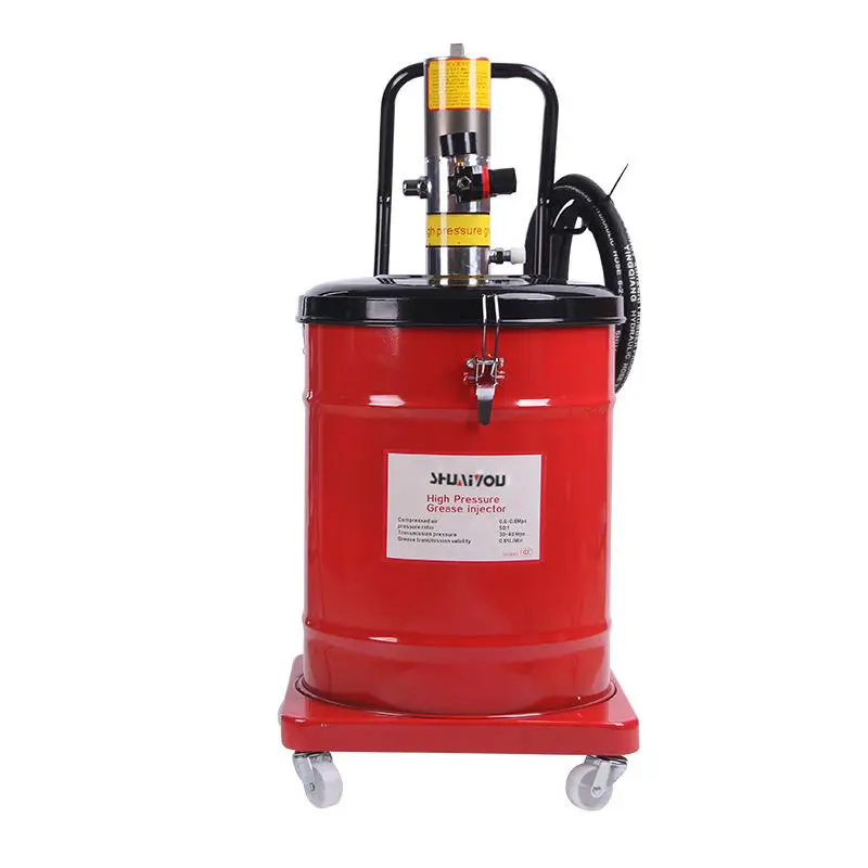 

Essential High-Pressure Pneumatic Grease Pump 12L 20L 40L Air Operated Lubrication for Cars and Trucks Grease