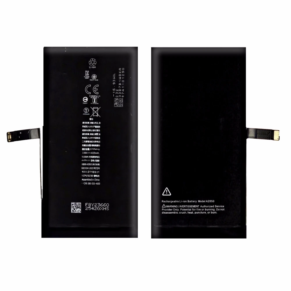 

New 2025 Zero-Cycle Battery For iPhone 3G 3GS 11 12 13 14 15 Pro max mini Plus