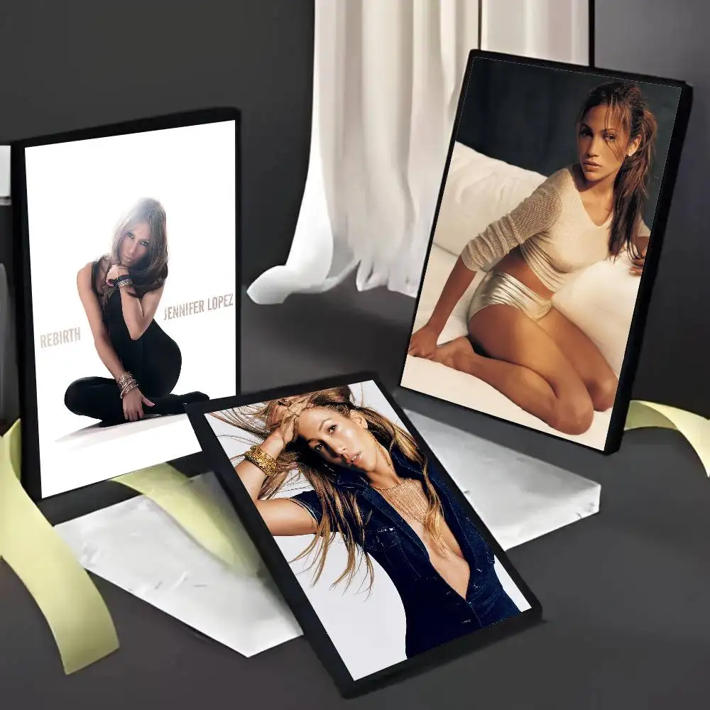 جينيفر جلو لوبيز المغني المشارك معرض يطبع ذاتية اللصق ديكورات المنزل صور مطبوعة للحوائط غرفة المعيشة ملصق S