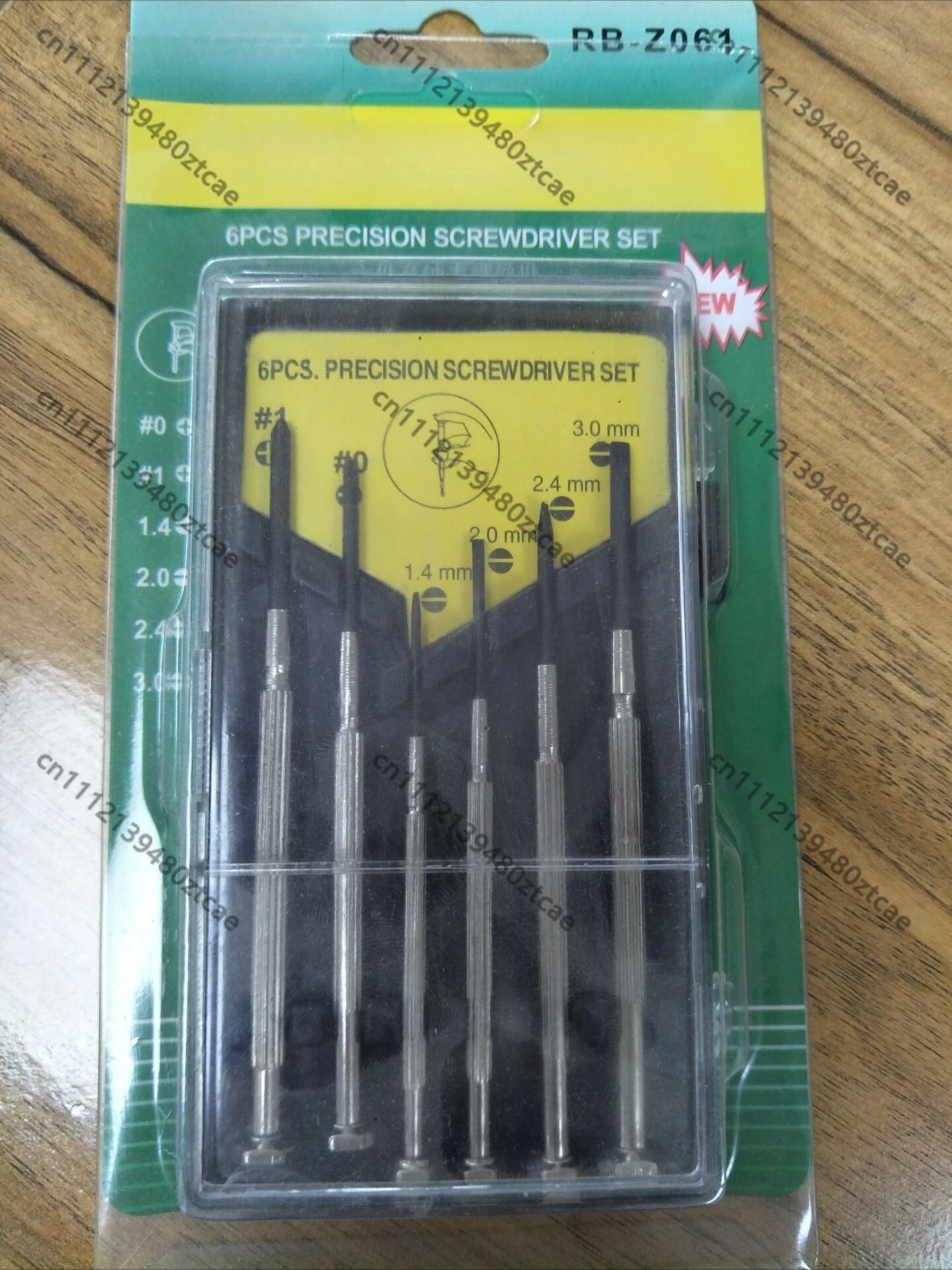 Pack of 6 watch tools, set of screwdrivers, boxed, multi-purpose