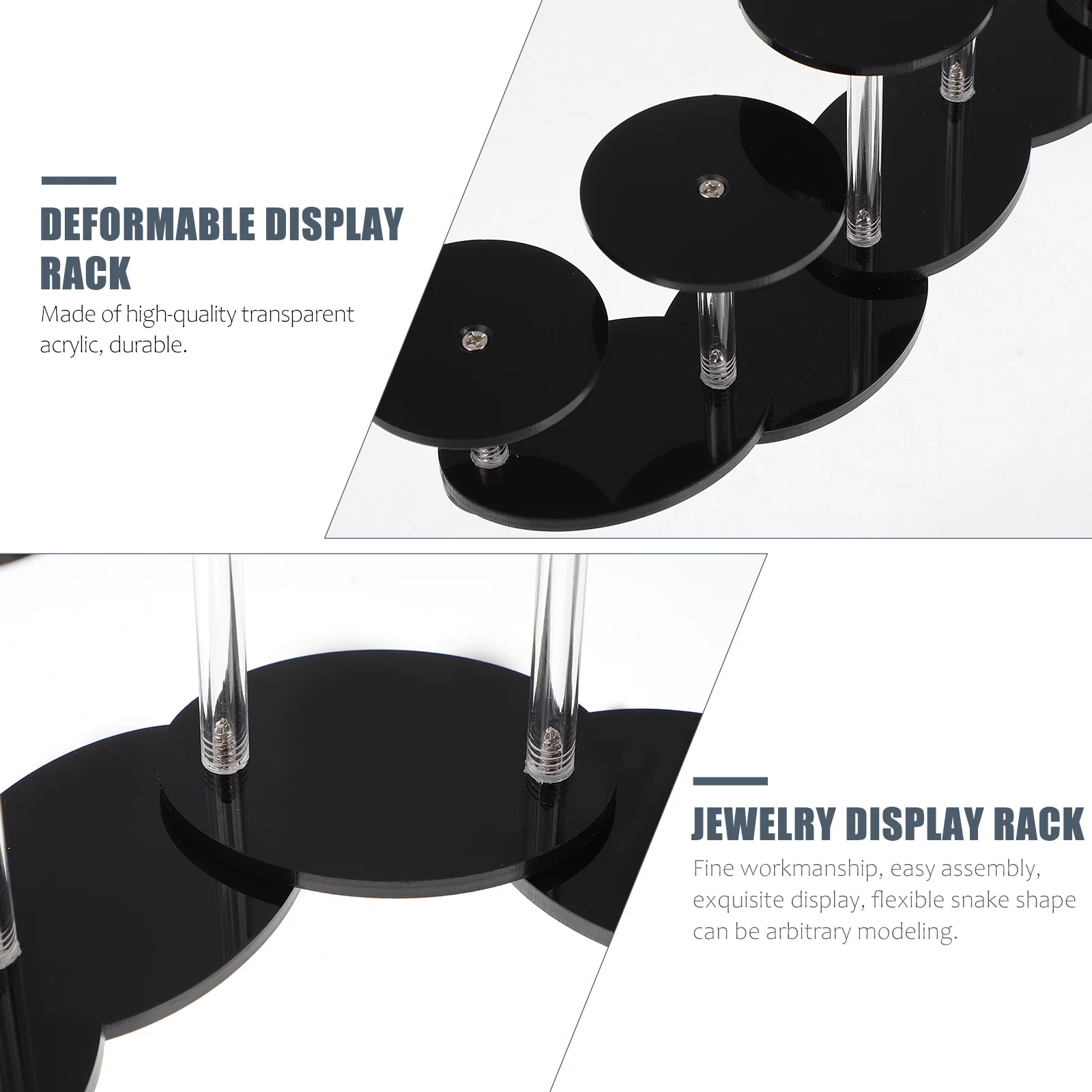 Necklaces Accessory Organizer Jewelry Shelves Showcase Rack Earring Display Stands Bracelet