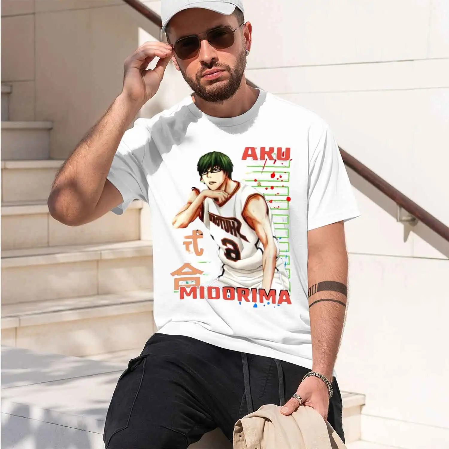 Shintaro Kuroko's Basketball Uan Anime Design T-Shirt animal print for a mens graph t-shirts hip hop 2026 New Model Short-sleeve
