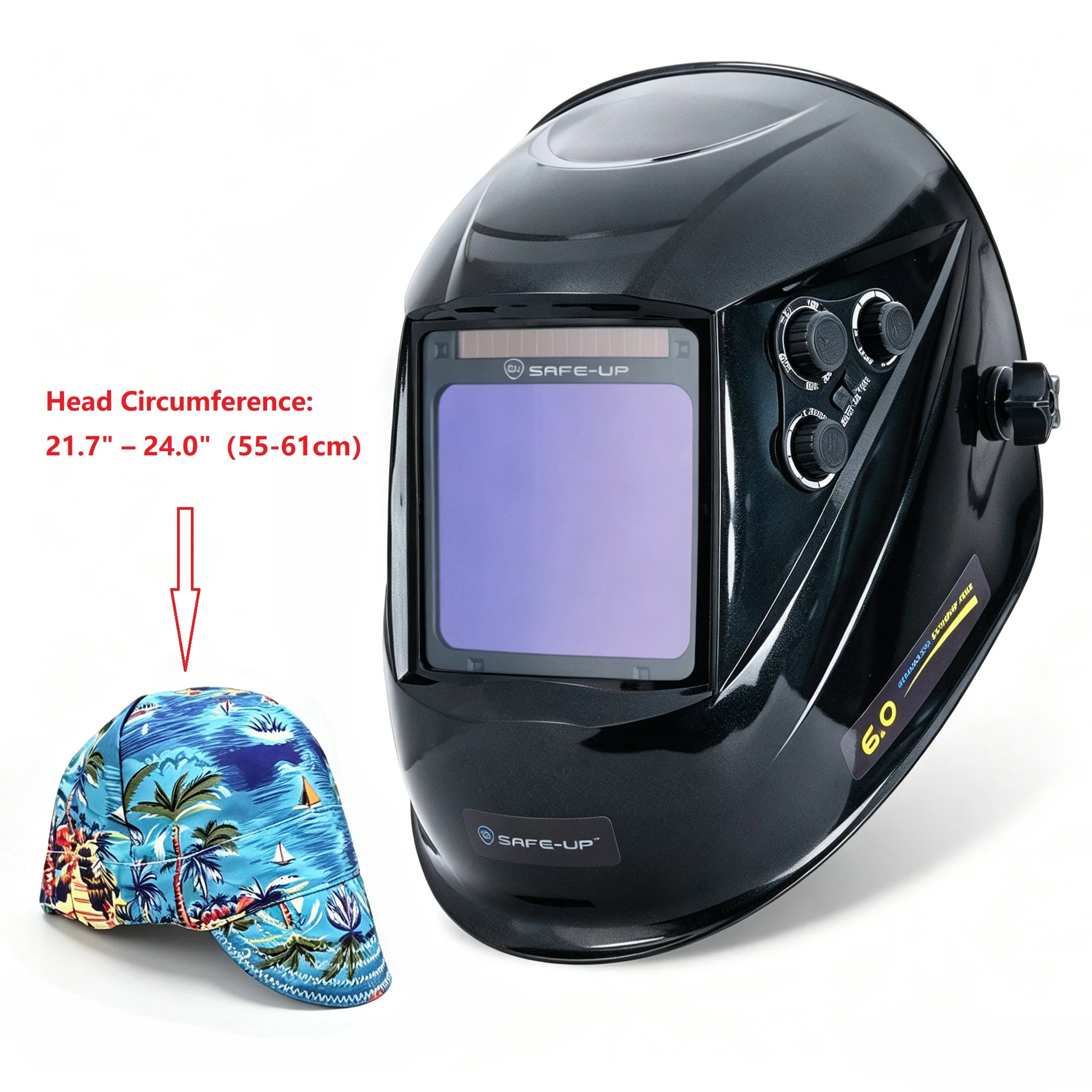 Auto Darkening Welding Mask Welding Helmet Large View True Color 4 Sensors for MIG MAG MMA Welder Machine