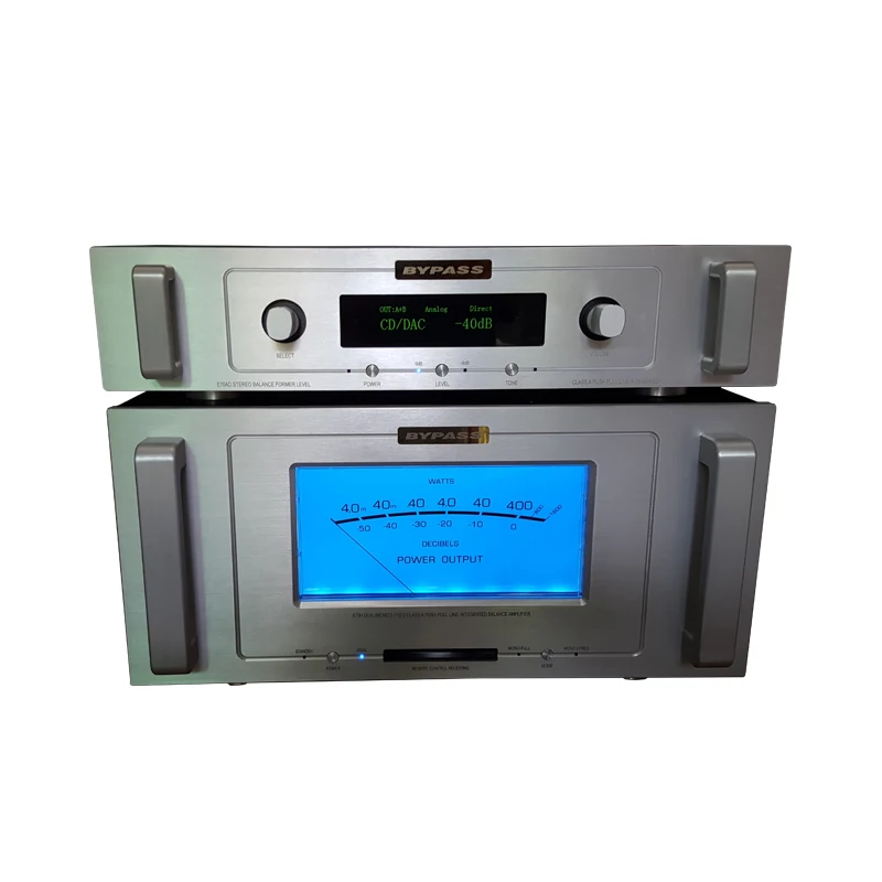 A75H 400W * 2 Misuratore di potenza monofrequenza per stadio posteriore con amplificatore di potenza in classe A completamente bilanciato, 10HZ ~ 100KHZ